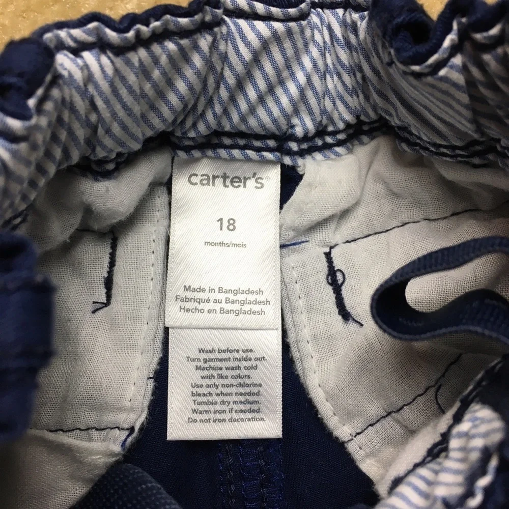 Carters Navy Blue Pants Size 18 Months